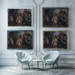 Perseuss Last Duty 1949 Max Beckmann framed posters mockup