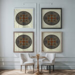 Persian Ornament II ca 1900 Elizabeth A. Nedwill framed posters mockup