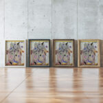 Persische Nachtigallen Persian Nightingales 1917 Paul Klee framed posters mockup