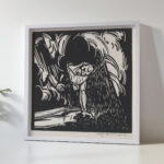 Personificatie van de regen boven een landschap 1921 Henri Jonas 5 mockup