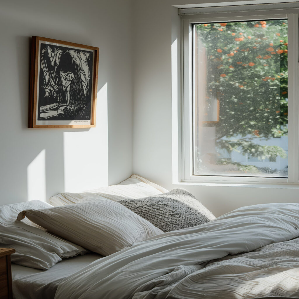 Personificatie van de regen boven een landschap 1921 Henri Jonas 6 mockup