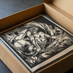 Personificatie van de wind 1921 Henri Jonas video mockup