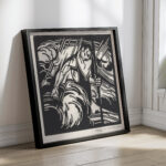 Personificatie van het onweer boven een landschap 1921 Henri Jonas 4 mockup