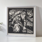 Personificatie van het onweer boven een landschap 1921 Henri Jonas 5 mockup