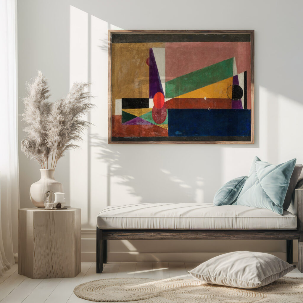 Personnage couche 1921 Georges Valmier 5 mockup