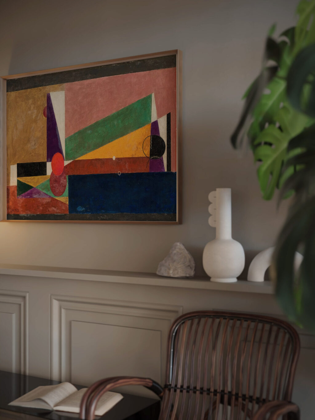 Personnage couche 1921 Georges Valmier video mockup