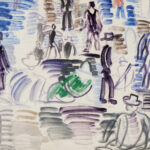 Personnages sur la plage 1924 Raoul Dufy 8 mockup