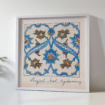 Perzisch Arabische florale tegelversiering 1890 Johanna van de Kamer 5 mockup