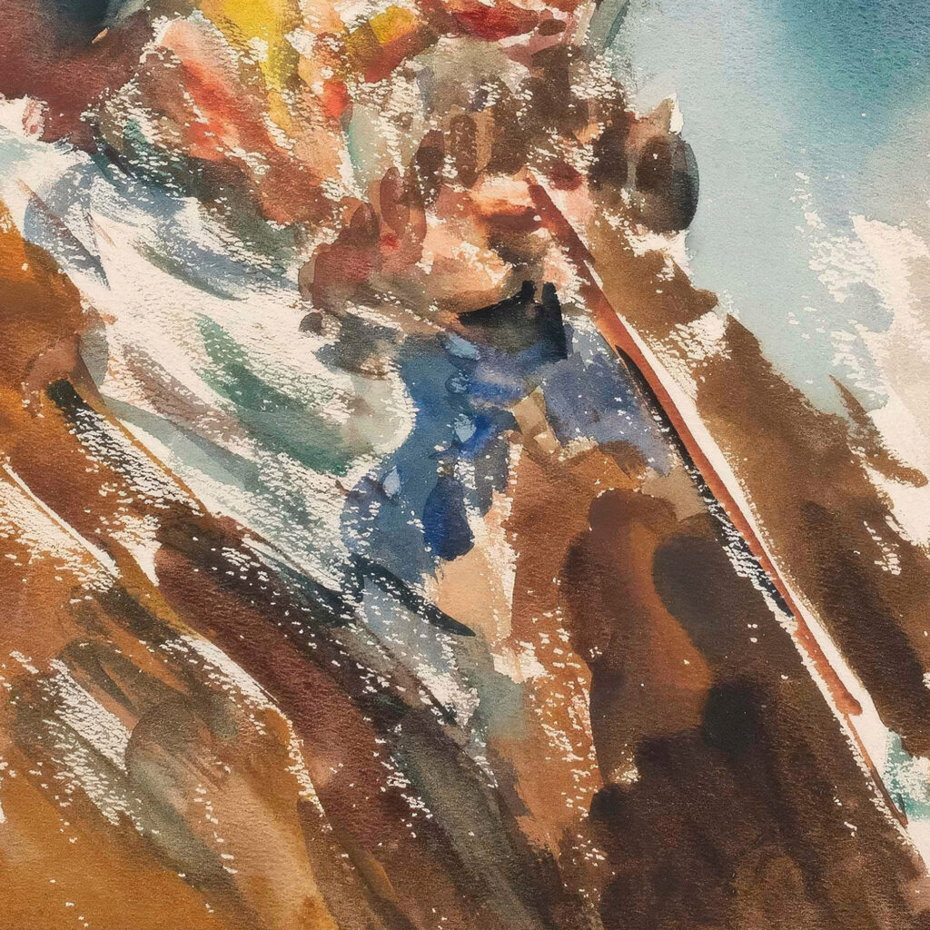 Pfeifenrauchender Bauer 1919 Emil von Gerliczy 8 mockup