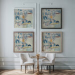 Pferdeschlitten mit zwei Mannern im Hochgebirge 1922 1923 Ernst Ludwig Kirchner framed posters mockup