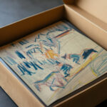 Pferdeschlitten mit zwei Mannern im Hochgebirge 1922 1923 Ernst Ludwig Kirchner video mockup