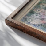 Pflanzen Bild 8.B 1925 1925 Paul Klee close up dark wood mockup