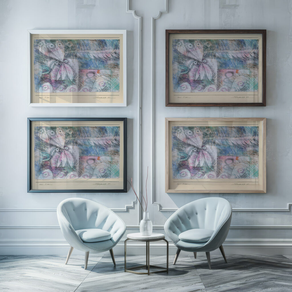 Pflanzen Bild 8.B 1925 1925 Paul Klee framed posters mockup