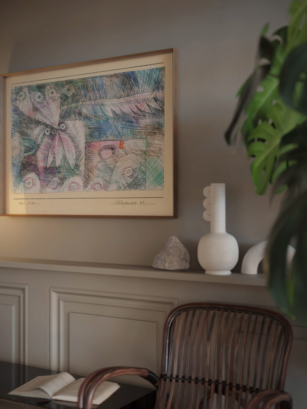 Pflanzen Bild 8.B 1925 1925 Paul Klee video mockup