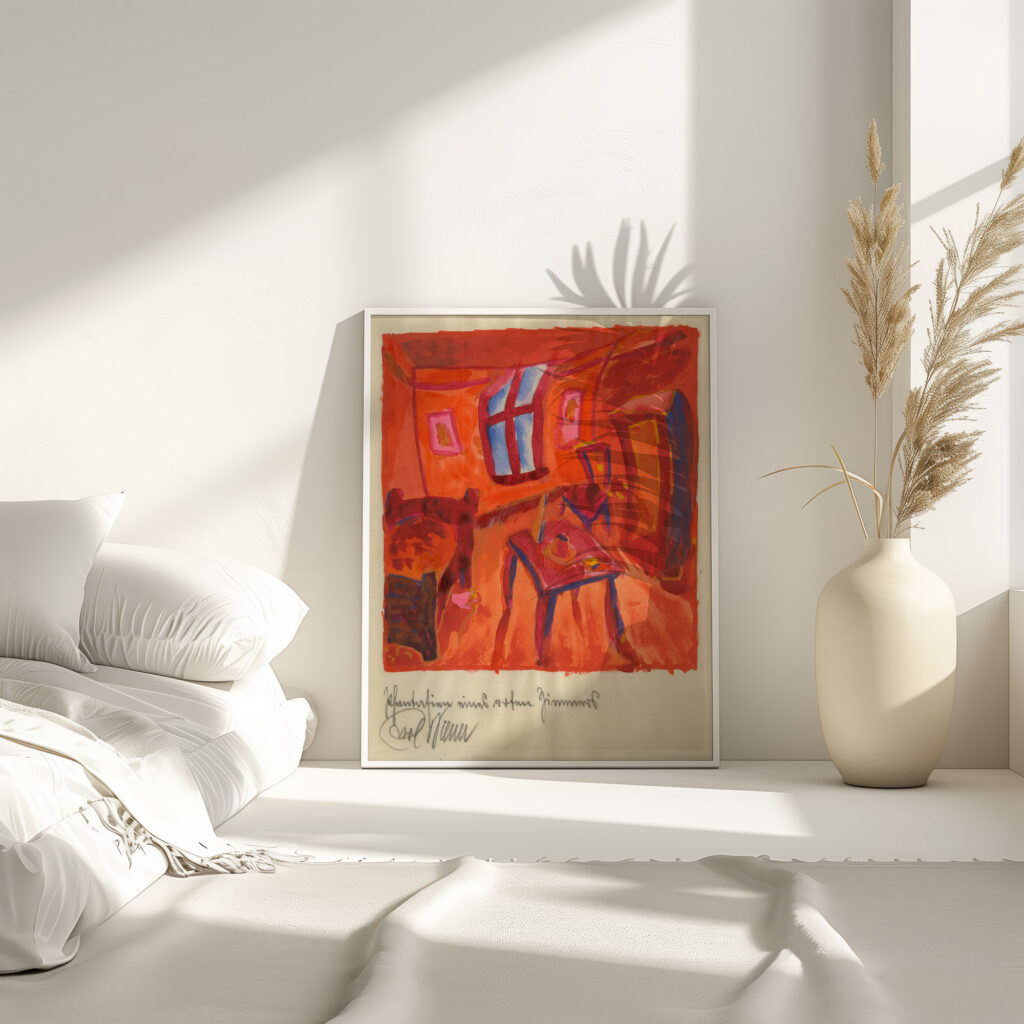 Phantasien eines roten Zimmers around 1923 Karl Wiener 4 mockup