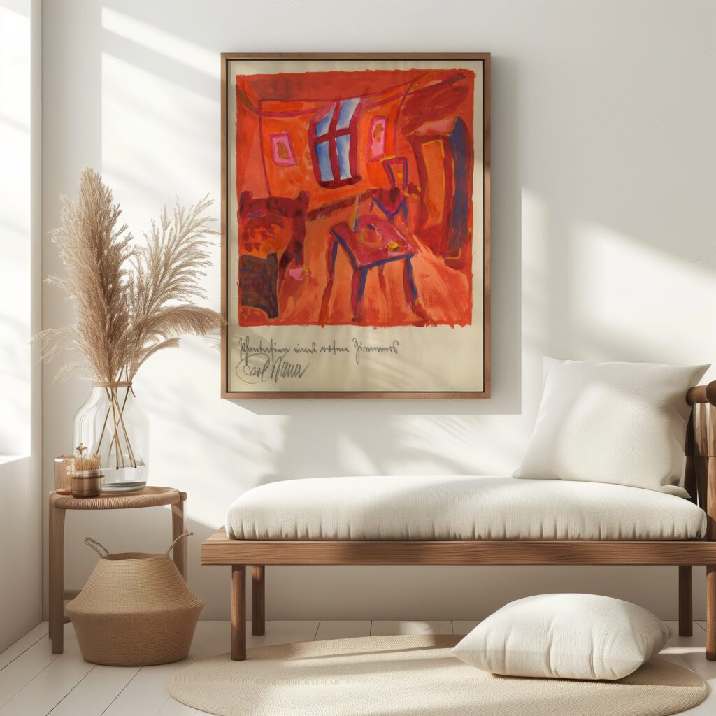 Phantasien eines roten Zimmers around 1923 Karl Wiener 5 mockup