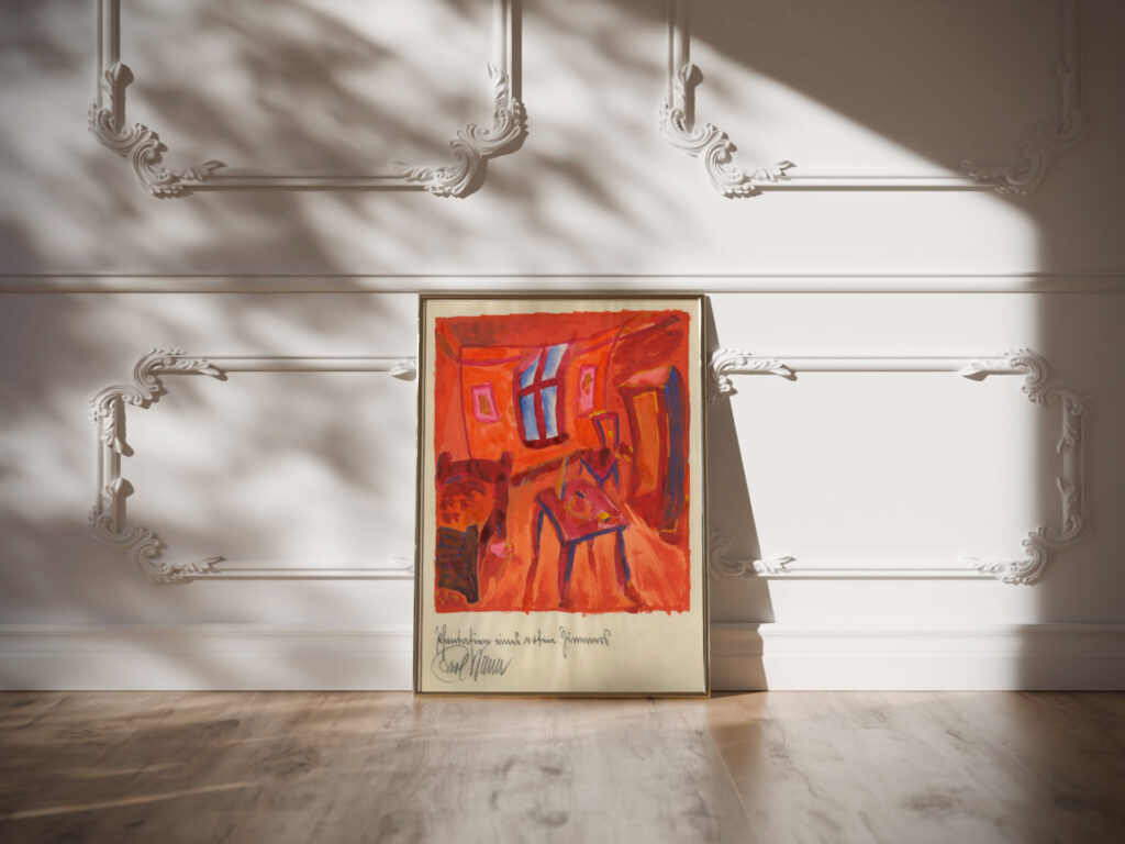 Phantasien eines roten Zimmers around 1923 Karl Wiener video mockup