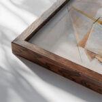 Piano Movers Holiday 1919 Charles Demuth close up dark wood mockup