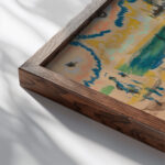 Pier in Scheveningen Jules Schmalzigaug close up dark wood mockup