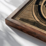 Pieta 1936 Mainie Jellett close up dark wood mockup