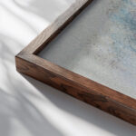 Pilviharjoitelma rusko 1910 Eero Jarnefelt close up dark wood mockup