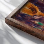 Pilze 1920 Christian Rohlfs close up dark wood mockup