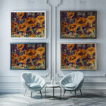 Pilze 1920 Christian Rohlfs framed posters mockup