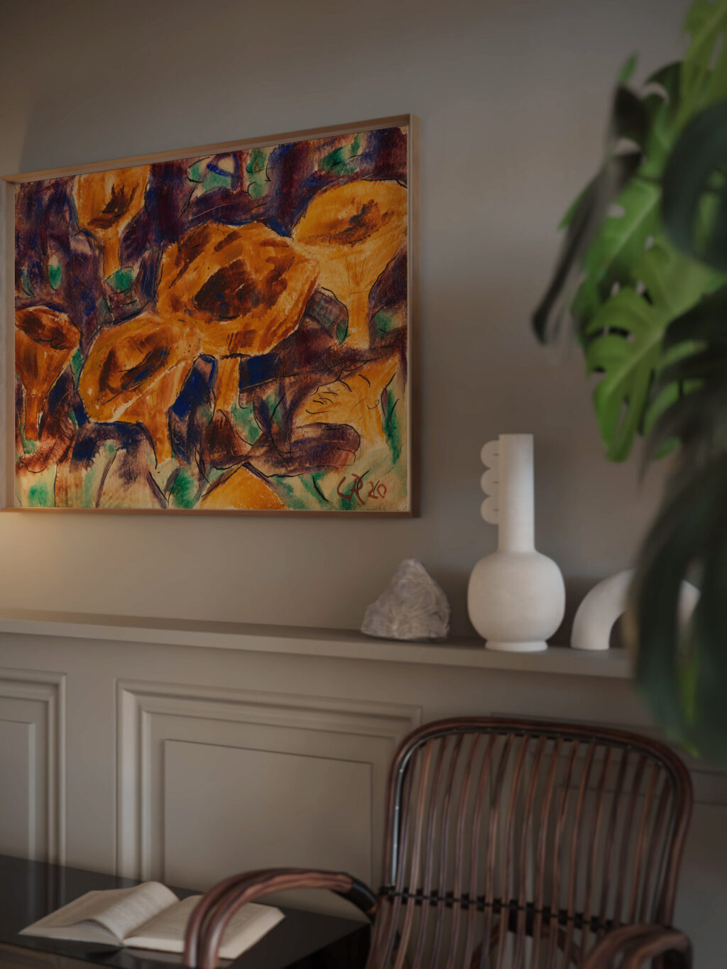 Pilze 1920 Christian Rohlfs video mockup