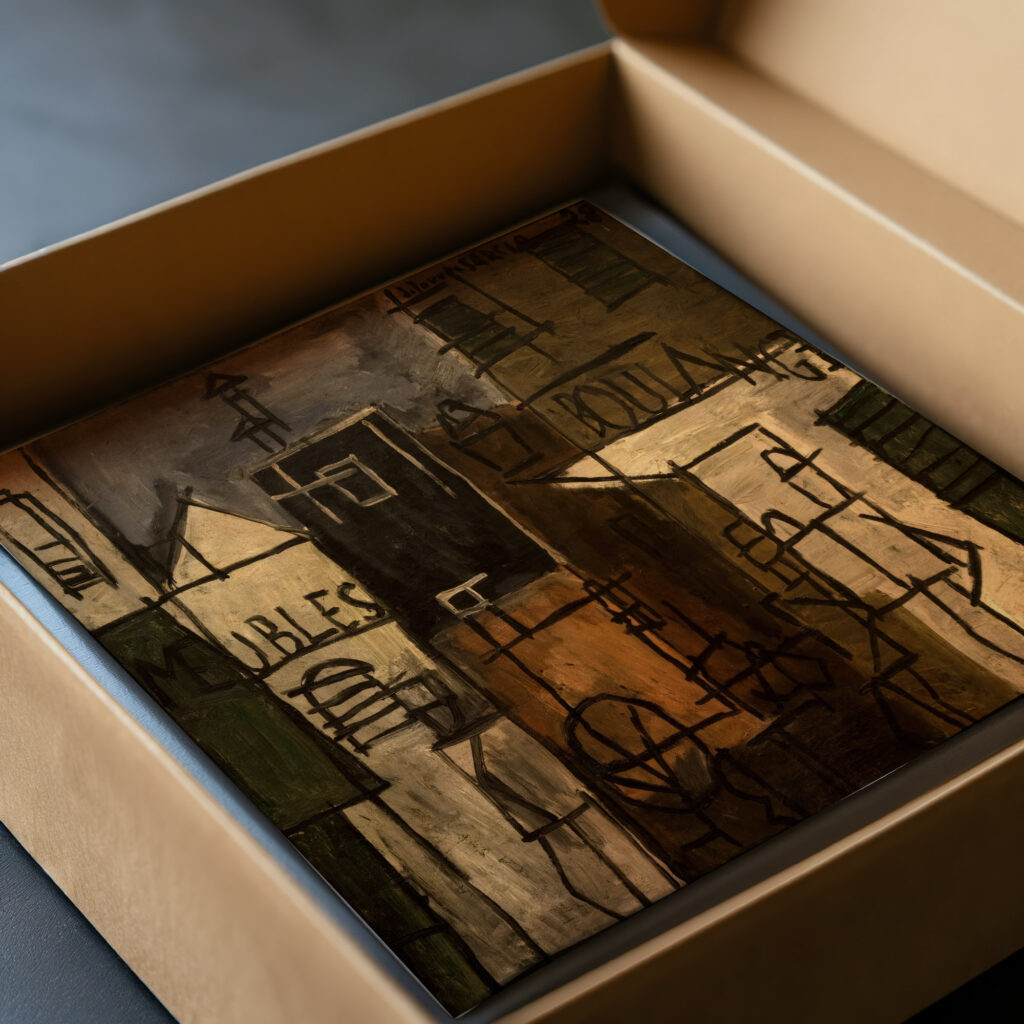 Pintura constructiva 1928 Joaquin Torres Garcia video mockup