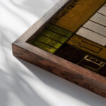 Pintura constructiva 1929 Joaquin Torres Garcia 1 close up dark wood mockup