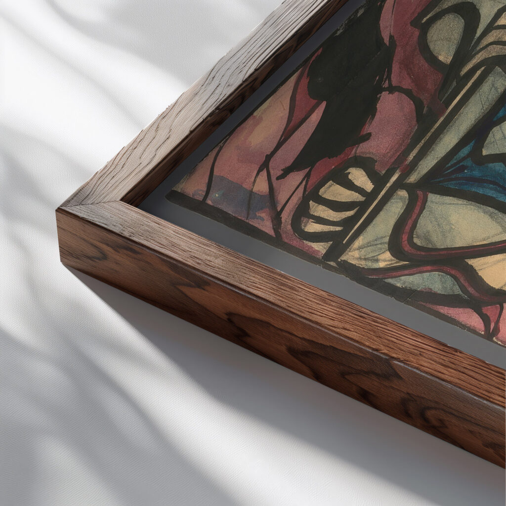 Piper Jan Novak close up dark wood mockup