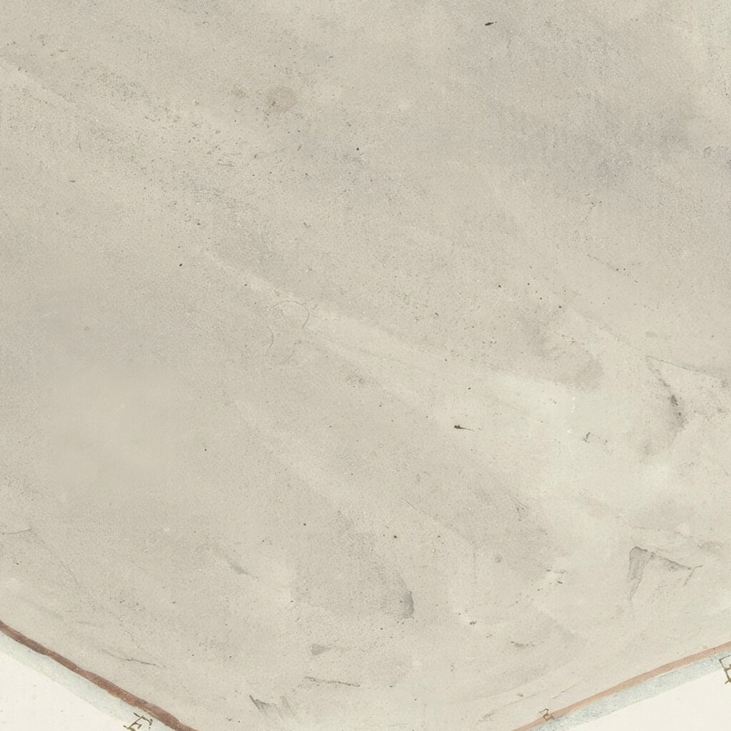 Plattegrond met afmetingen van oude stad Manduria 1778 Willem Carel Dierkens 8 mockup