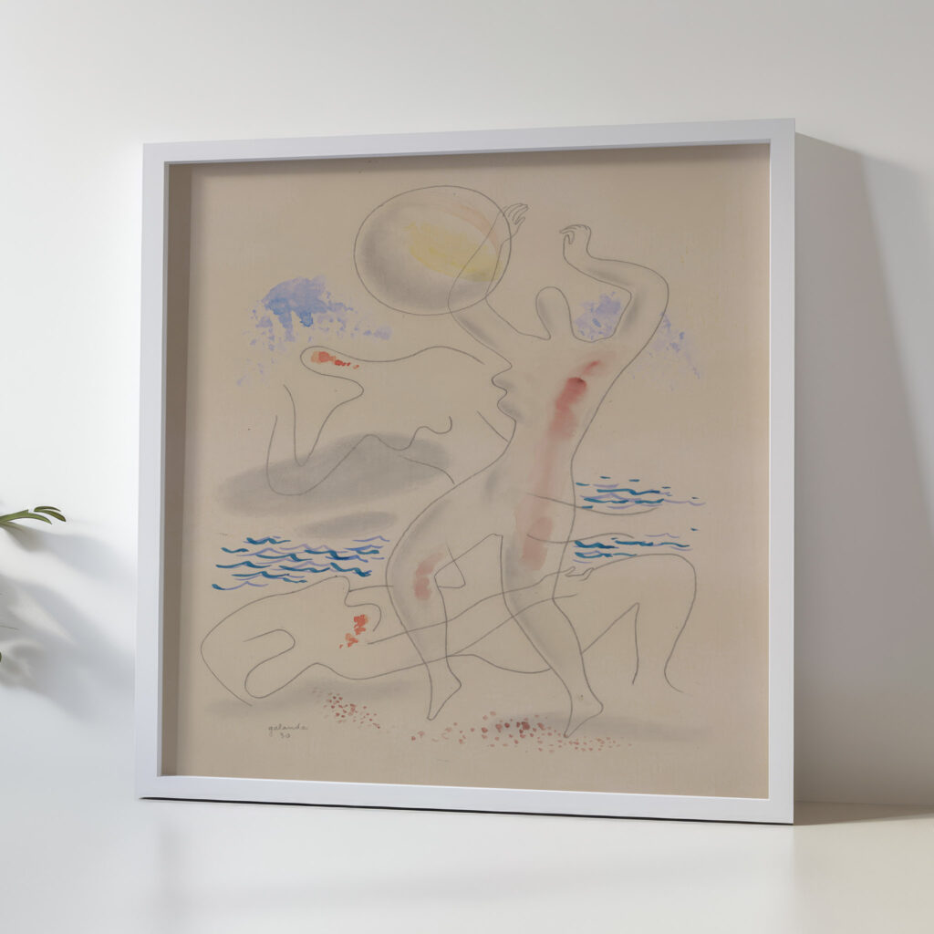 Playing with a Ball 1930 Mikulas Galanda 5 mockup