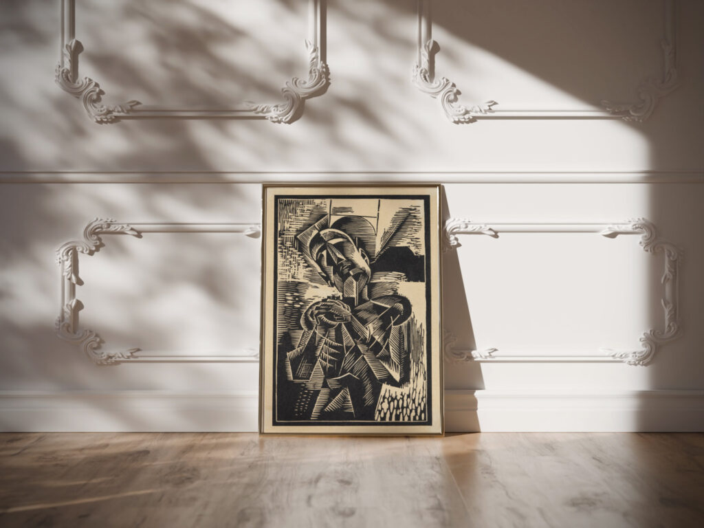 Please From the Veraikon Album 1915 Bohumil Kubista video mockup