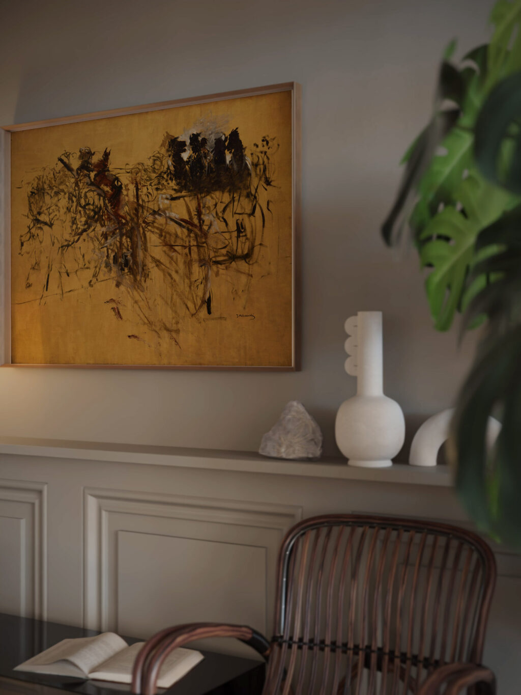 Ploughing Sketch 1883 1887 Jacek Malczewski video mockup