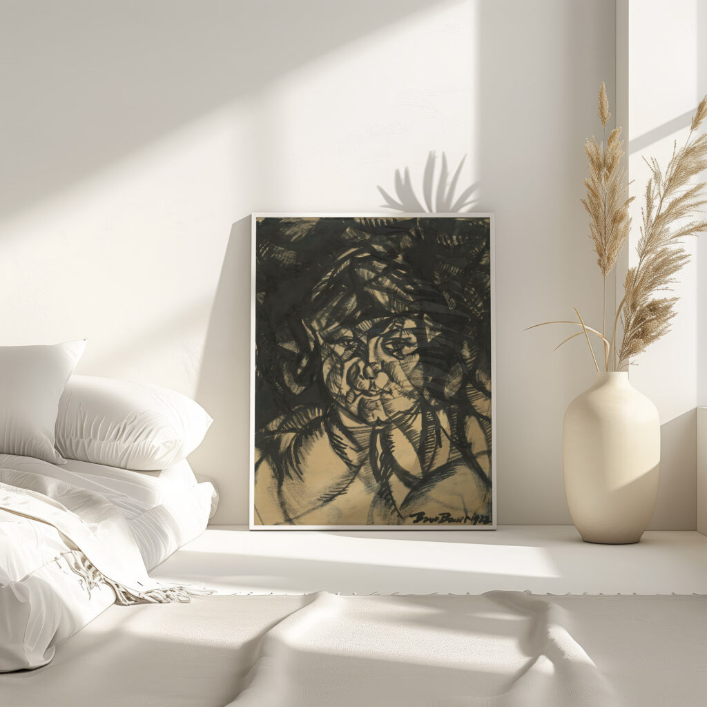 Podobizen zeny 1922 Konstantin Bauer 4 mockup