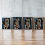 Poete espagnol circa 1938 1939 Francis Picabia framed posters mockup