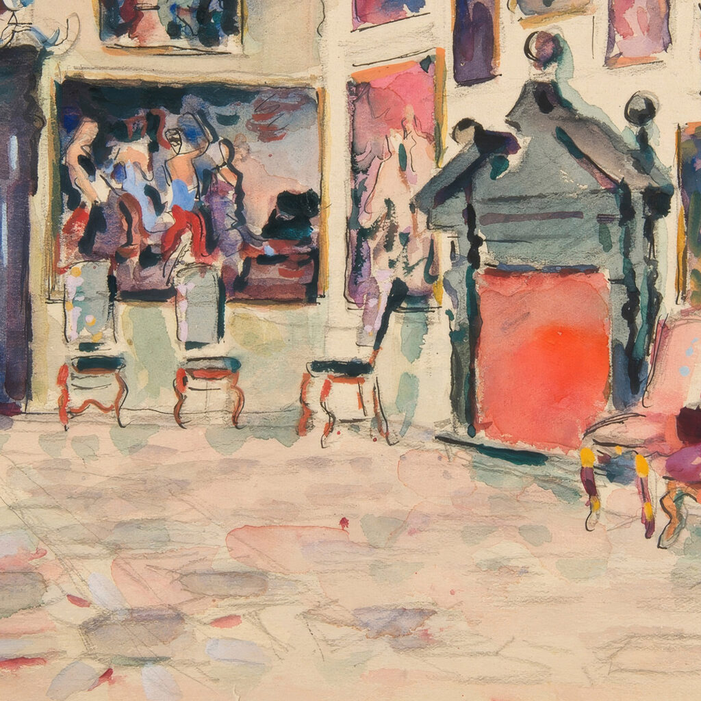 Pokoj Karmazynowy w Palacu w Podhorcach 1940 Ivan Ivanec 1 8 mockup