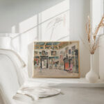 Pokoj Karmazynowy w Palacu w Podhorcach 1940 Ivan Ivanec 4 mockup