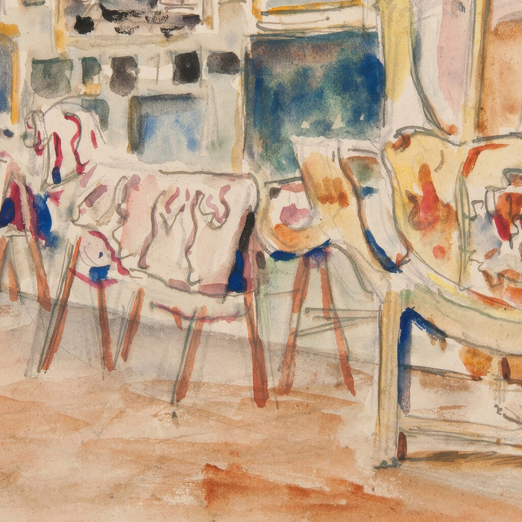 Pokoj Zolty w Palacu w Podhorcach 1940 Ivan Ivanec 8 mockup