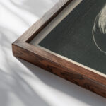 Polakt 1936 Mikulas Galanda close up dark wood mockup