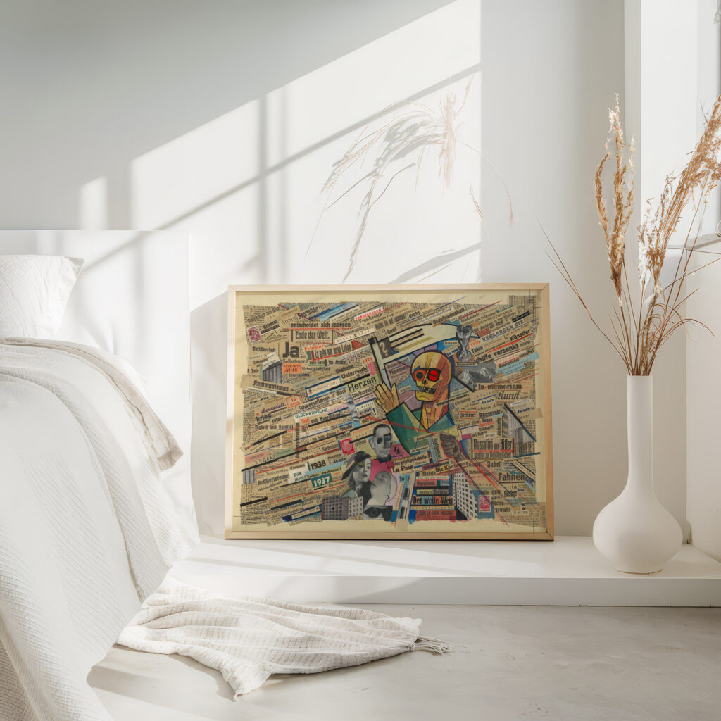 Political collage 1938 Karl Wiener 4 mockup