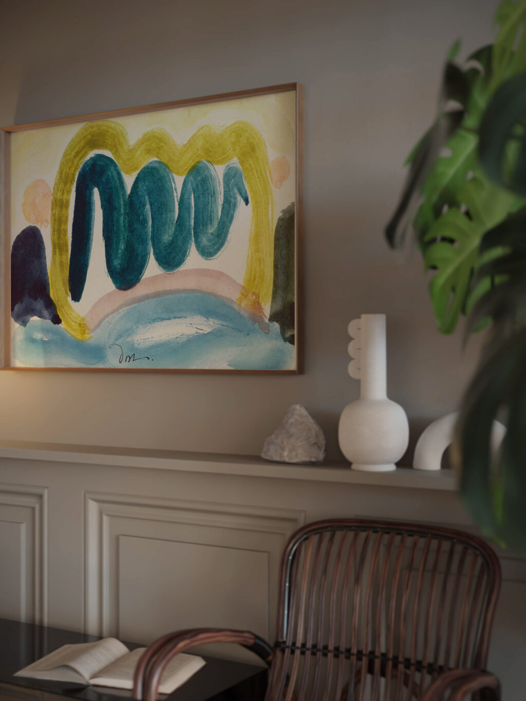 Pond in Sunlight 1935 Arthur Dove video mockup