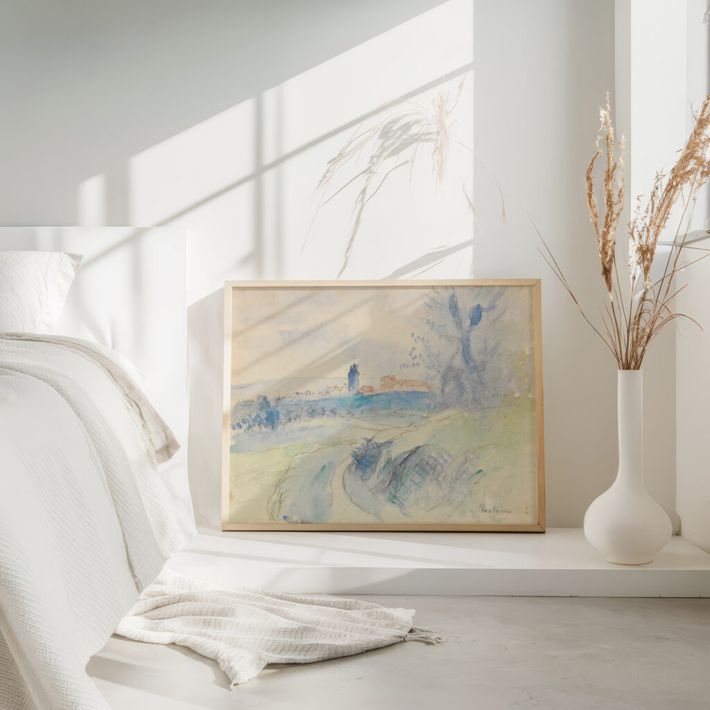 Pontoise 1874 Camille Pissarro 4 mockup