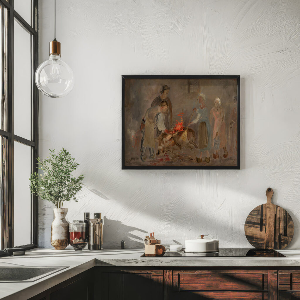 Pork heating 1920 Tadeusz Makowski 6 mockup