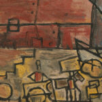 Port gris au bateau rose 1928 Joaquin Torres Garcia 8 mockup