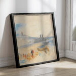 Port with Moored Steamship Hercules Brabazon Brabazon 4 mockup