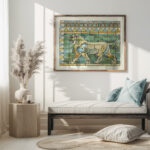 Portion of the Lions Frieze ffrom the Ancient Persian Palace at Susa 1912 James Ward 5 mockup