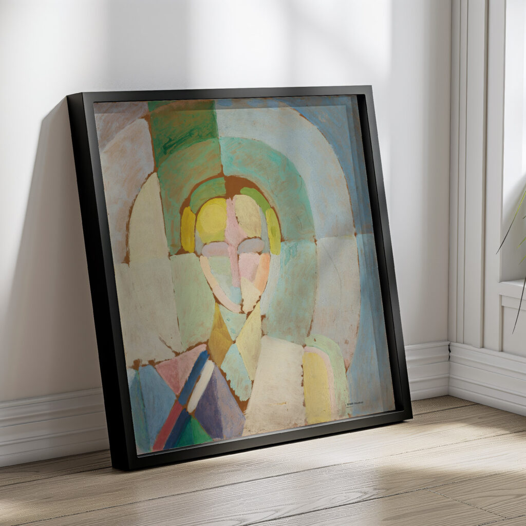 Portrait De Madame Heim 1926 27 Robert Delaunay 4 mockup