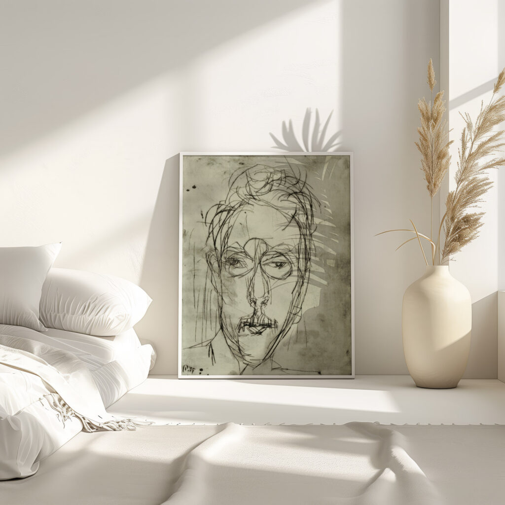 Portrait Schaeffer I 1925 Albert Muller 4 mockup